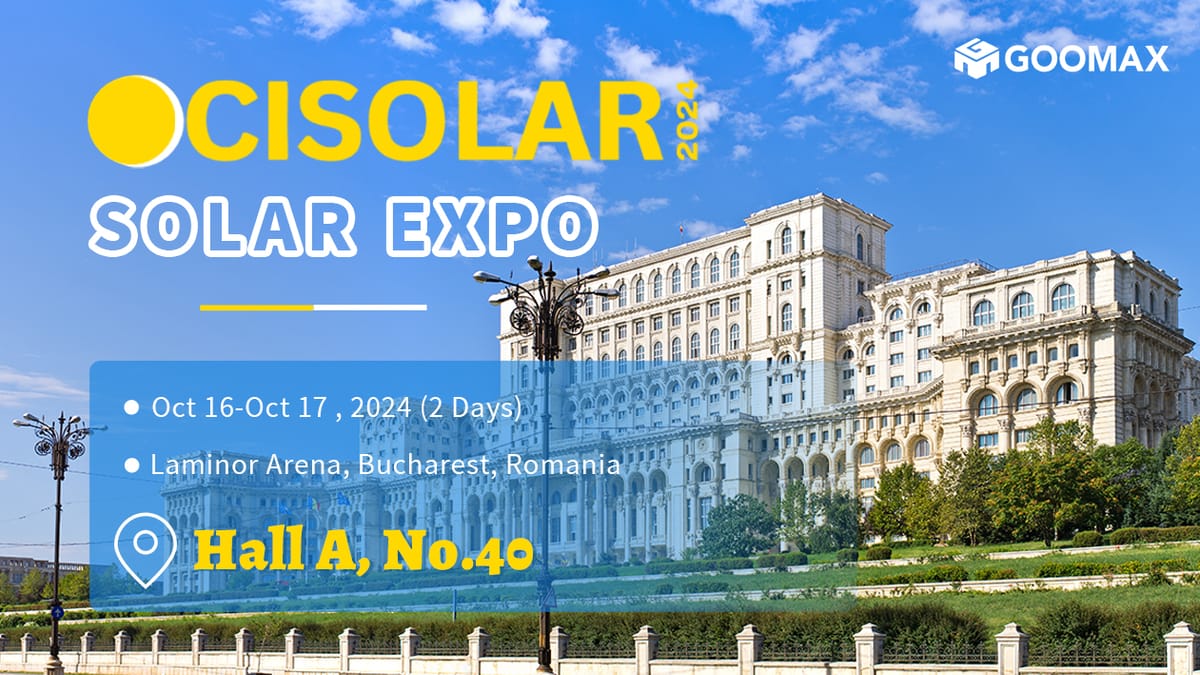 Goomax to Exhibit Top-Notch Solar Mounting Systems and Solutions at CISOLAR 2024